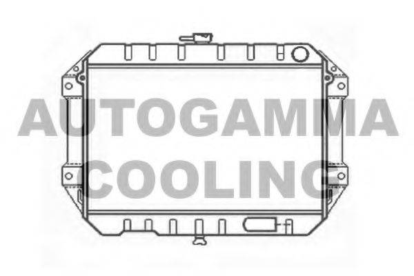 AUTOGAMMA 103914 Радіатор, охолодження двигуна
