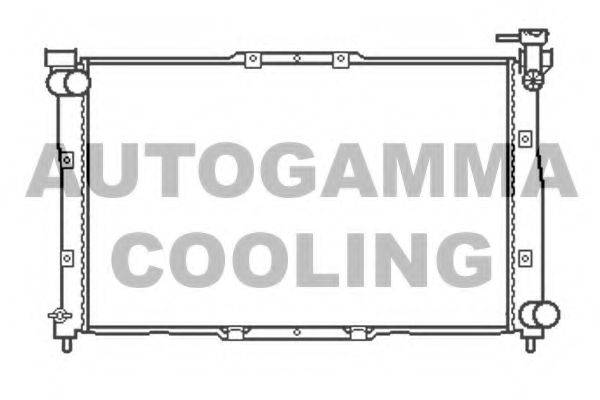 AUTOGAMMA 104522 Радіатор, охолодження двигуна