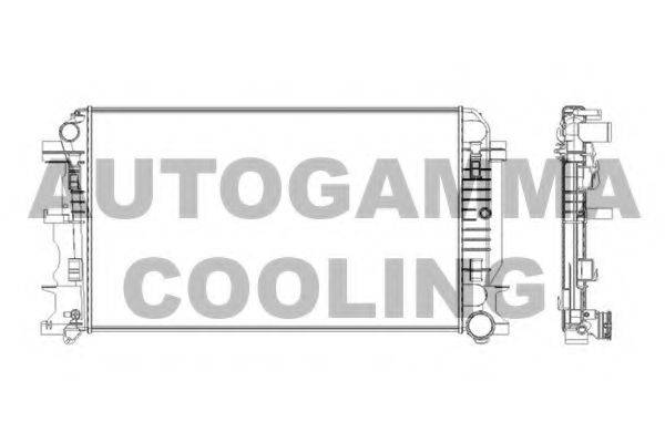 AUTOGAMMA 104572 Радіатор, охолодження двигуна