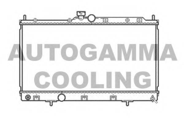 AUTOGAMMA 104607 Радіатор, охолодження двигуна