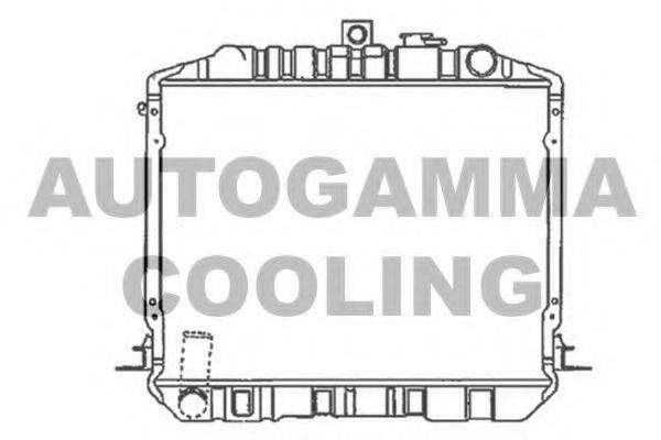 AUTOGAMMA 104728 Радіатор, охолодження двигуна