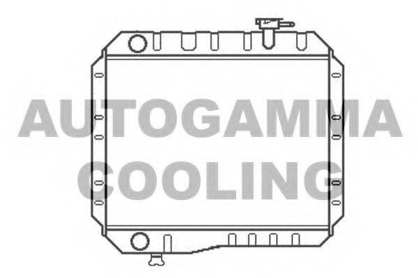 AUTOGAMMA 105467 Радіатор, охолодження двигуна
