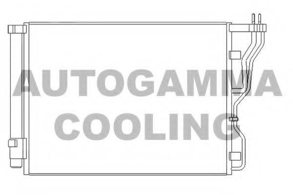 AUTOGAMMA 105854 Конденсатор, кондиціонер