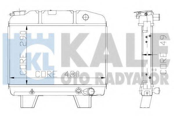 KALE OTO RADYATOR 117700