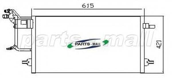 PARTS-MALL PXNCT003 Конденсатор, кондиціонер