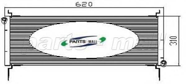 PARTS-MALL PXNCX026G Конденсатор, кондиціонер