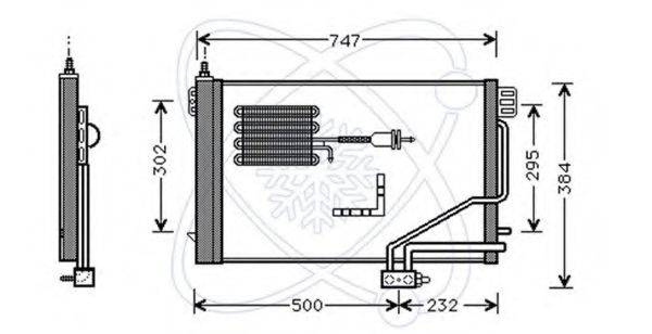 ELECTRO AUTO 30M0096 Конденсатор, кондиціонер