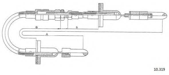 KAGER 192248 Трос, управління зчепленням