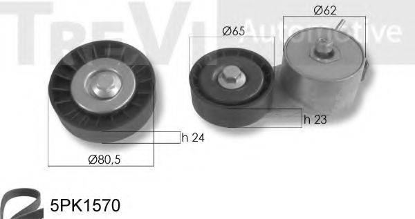 TREVI AUTOMOTIVE KA1042 Полікліновий ремінний комплект