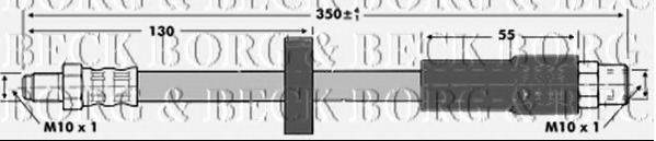 BORG & BECK BBH6916 Гальмівний шланг
