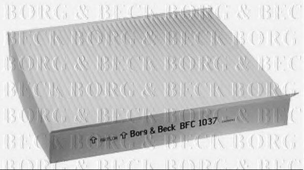 BORG & BECK BFC1037 Фільтр, повітря у внутрішньому просторі