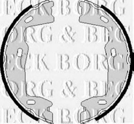 BORG & BECK BBS6238 Комплект гальмівних колодок