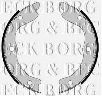 BORG & BECK BBS6370 Комплект гальмівних колодок