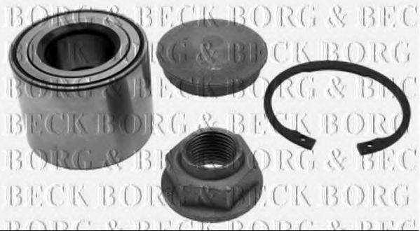 BORG & BECK BBK1282 Комплектуючі, колодки дискового гальма