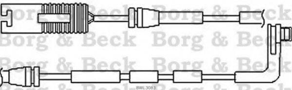 BORG & BECK BWL3083 Сигналізатор, знос гальмівних колодок
