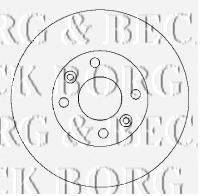 BORG & BECK BBD4429 гальмівний диск