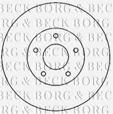 BORG & BECK BBD4821 гальмівний диск