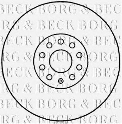 BORG & BECK BBD5963S гальмівний диск