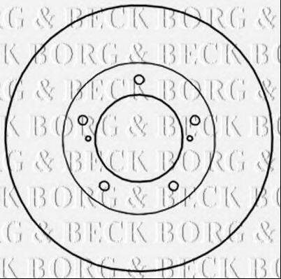 BORG & BECK BBD6003S гальмівний диск