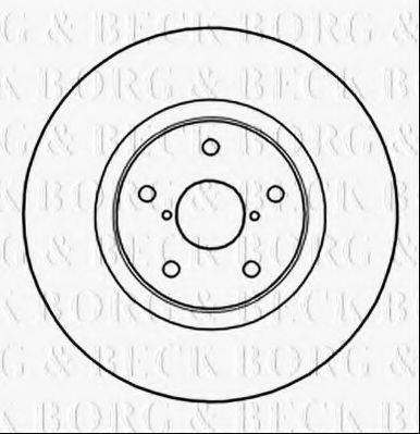 BORG & BECK BBD6035S гальмівний диск