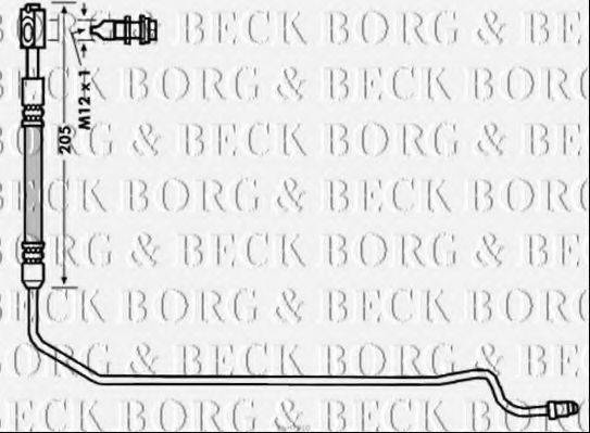 BORG & BECK BBH7910 Гальмівний шланг