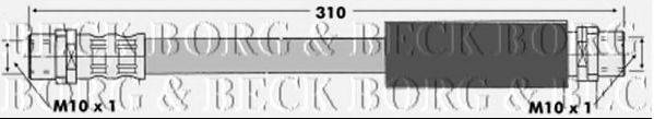 BORG & BECK BBH6628 Гальмівний шланг