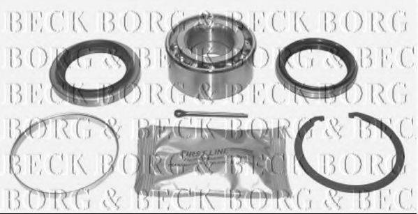 BORG & BECK BWK337 Комплект підшипника маточини колеса