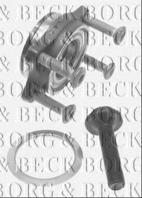 BORG & BECK BWK1117 Комплект підшипника маточини колеса