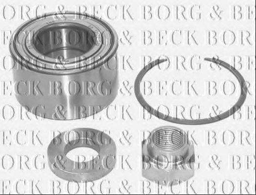 BORG & BECK BWK378 Комплект підшипника маточини колеса
