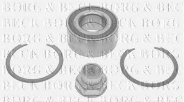 BORG & BECK BWK1077 Комплект підшипника маточини колеса