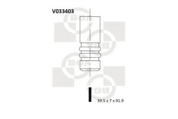VW 37109601 Впускний клапан
