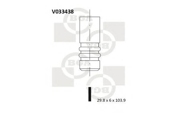 BGA V033438 Випускний клапан