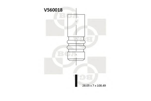 BGA V560018 Випускний клапан