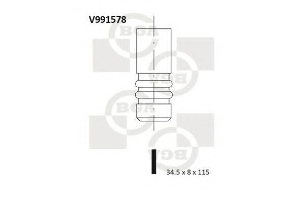 BGA V991578 Випускний клапан