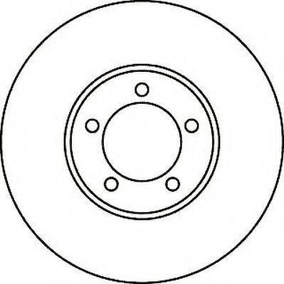 LUCAS DF1555 гальмівний диск