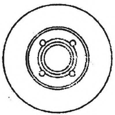 VALEO 186100 гальмівний диск