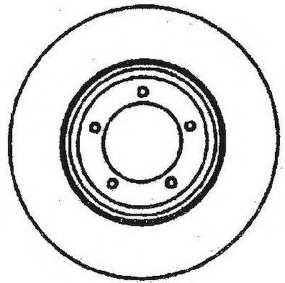 VALEO 186422 гальмівний диск