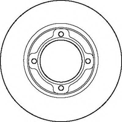 SUBARU 25431GA181 гальмівний диск