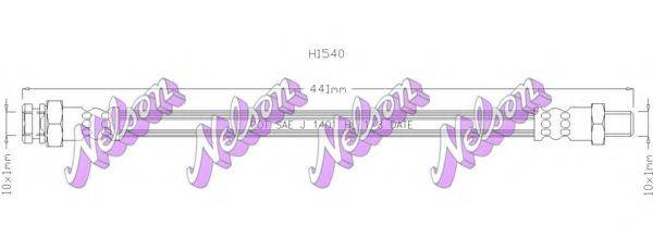 BROVEX-NELSON H1540 Гальмівний шланг