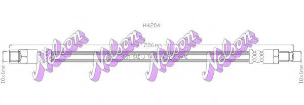 BROVEX-NELSON H4204 Гальмівний шланг