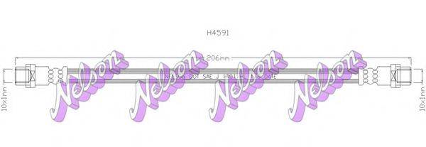 BROVEX-NELSON H4591 Гальмівний шланг