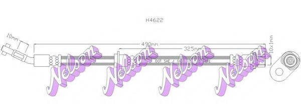 BROVEX-NELSON H4622 Гальмівний шланг