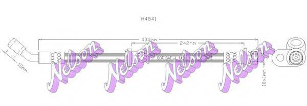 BROVEX-NELSON H4841 Гальмівний шланг