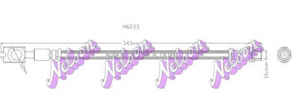 BROVEX-NELSON H6233 Гальмівний шланг