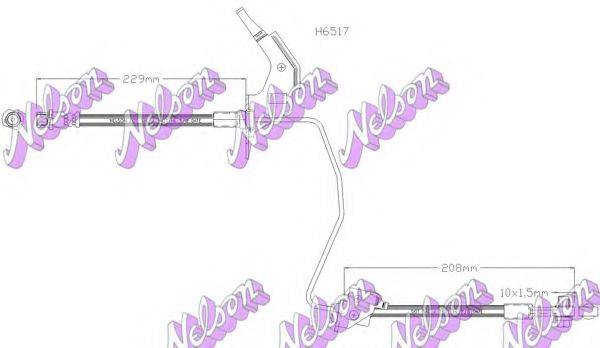 BROVEX-NELSON H6517Q Гальмівний шланг