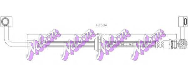 BROVEX-NELSON H6534 Гальмівний шланг