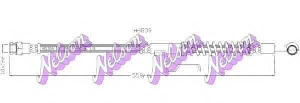 BROVEX-NELSON H6839 Гальмівний шланг