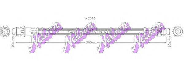 BROVEX-NELSON H7060 Гальмівний шланг