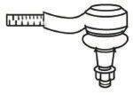 FRAP 1657 Наконечник поперечної кермової тяги