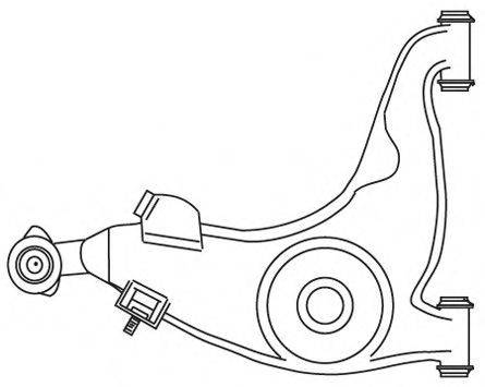 FRAP 1743 Важіль незалежної підвіски колеса, підвіска колеса